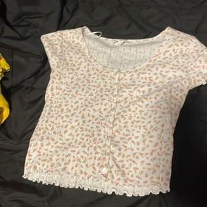 hippie rose crop top